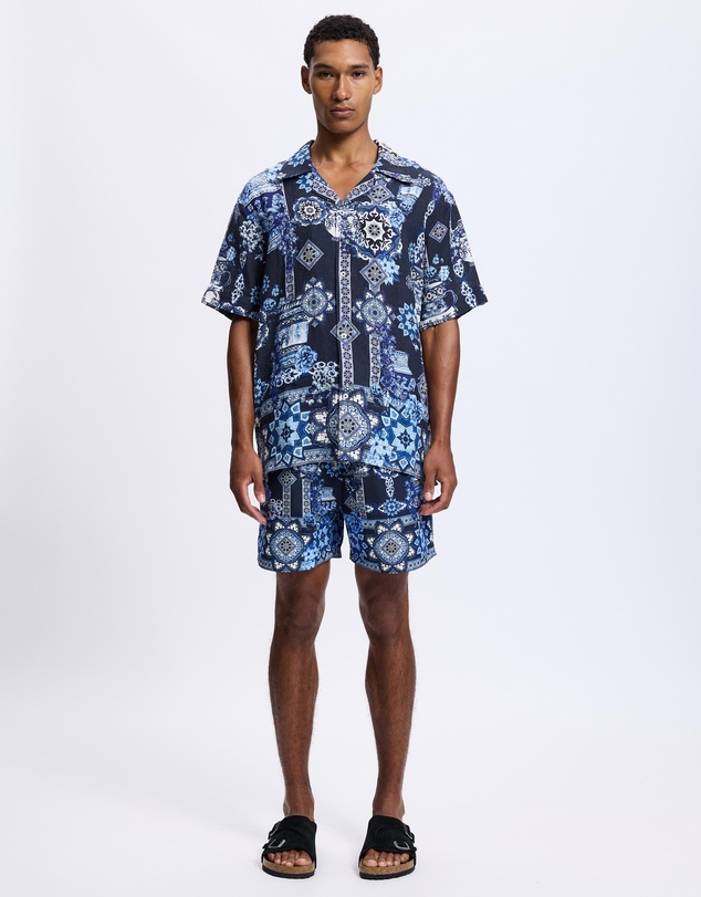Camilla - Mid Length Boardshorts With Elastic Waist