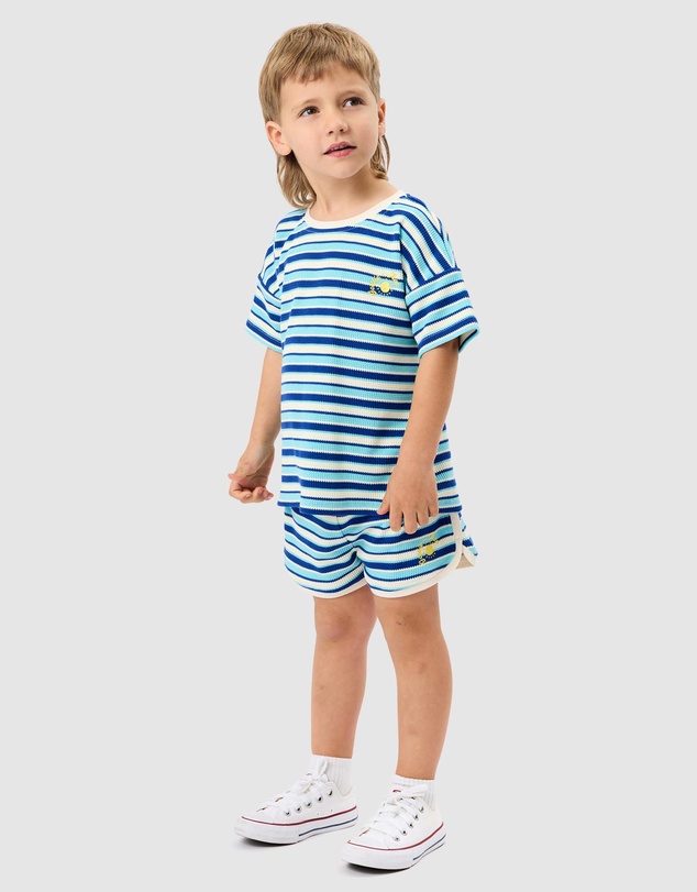 Goldie + Ace - Waffle Shorts - Babies-Kids
