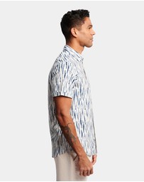 Brooksfield - Dye Print Casual Shirt