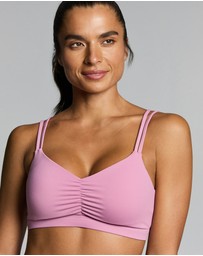 Rockwear - Rouched Medium Impact Sports Bra D E
