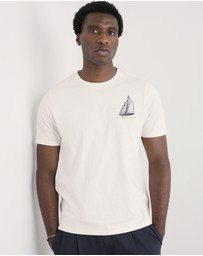 Seasalt - Seasalt Cornwall White Loggerhead T-Shirt