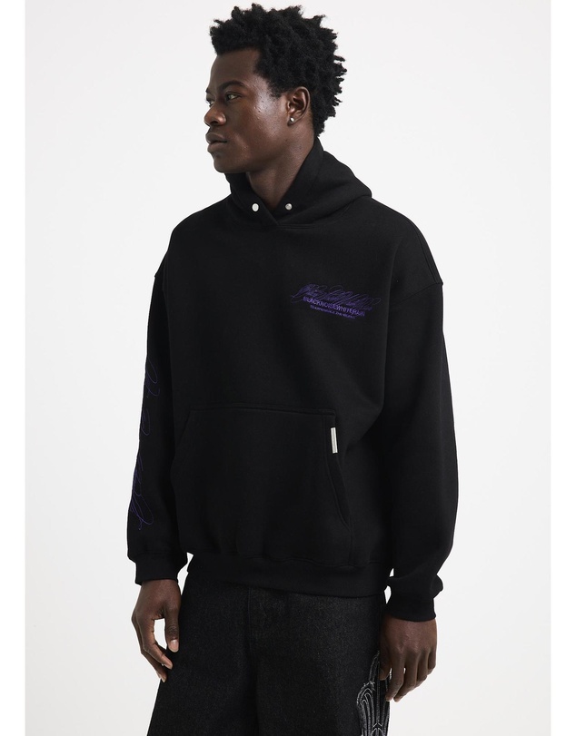 Black Noise White Rain - Charm Hoodie