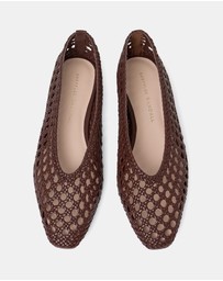 Loeffler Randall - Emery Woven Ballet Flats