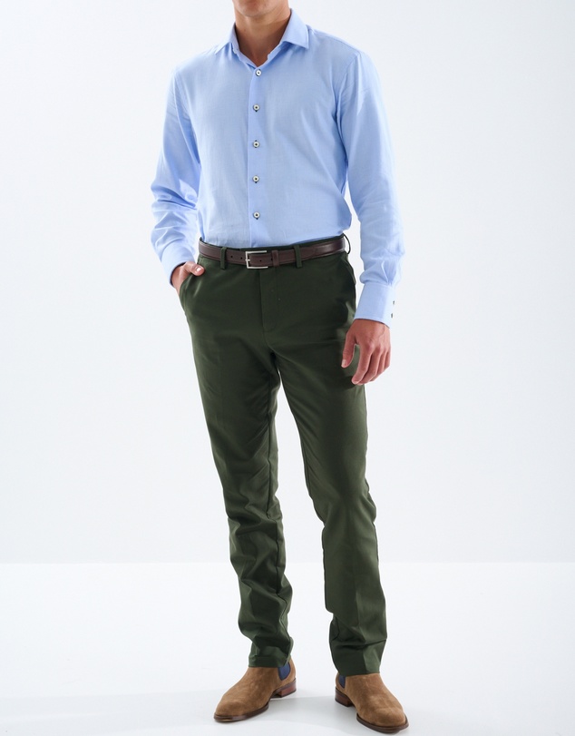 3 Wise Men - 3 Wise Men Huxton Pant - Army Green