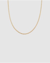 Elli Jewelry - Necklace 925 Sterling Silver Gold-Plated