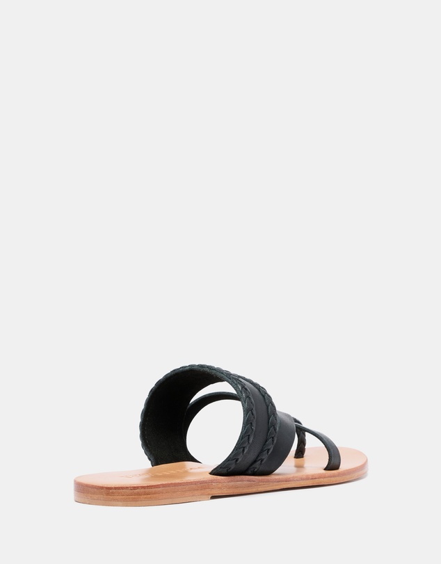 Just Because - Awhadi Leather Flat Sandals
