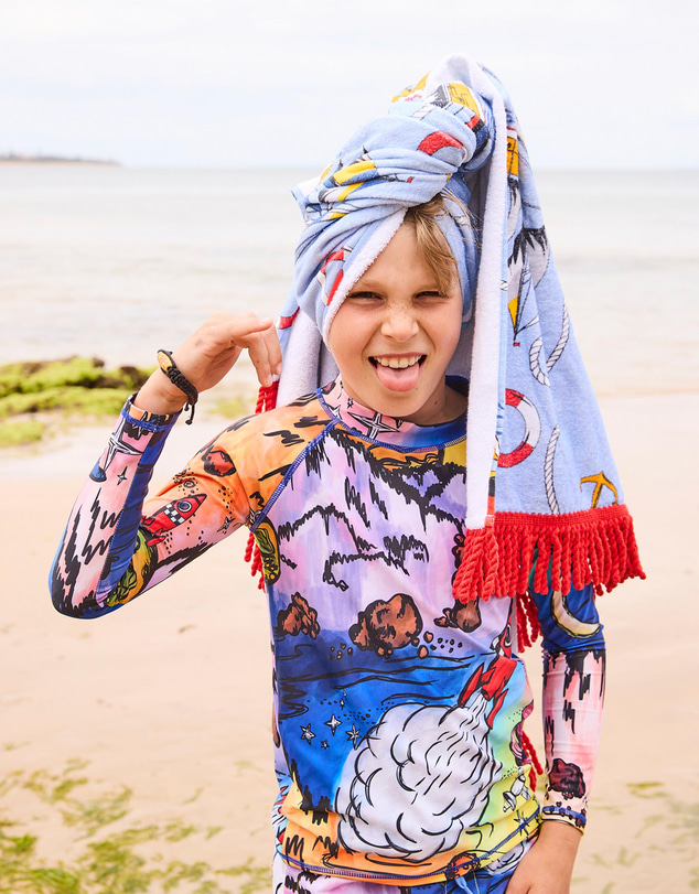 Kip&Co - Space Mountain Rash Vest - Babies-Teens