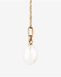 Michael Hill - Pendant with Cultured Freshwater Baroque Pearl in 10kt Yellow Gold