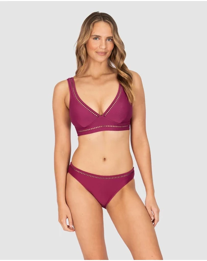 Baku Swimwear - Rococco D/DD Cup Longline Bikini Bra Top