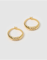 Izoa - Abigail Hoop Earrings