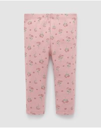Purebaby - Thick Rib Leggings -Kids-Babies