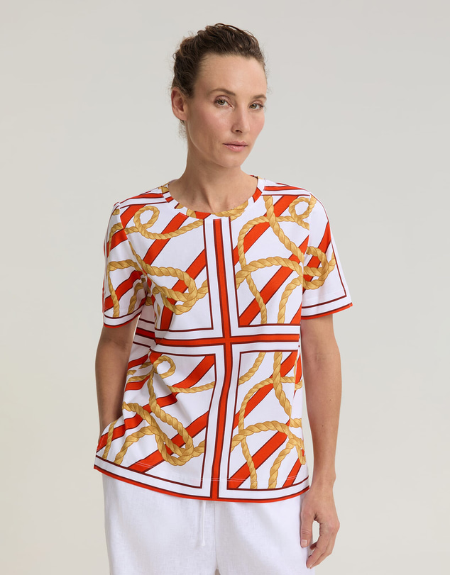Sportscraft - Clove Print Merc Tee