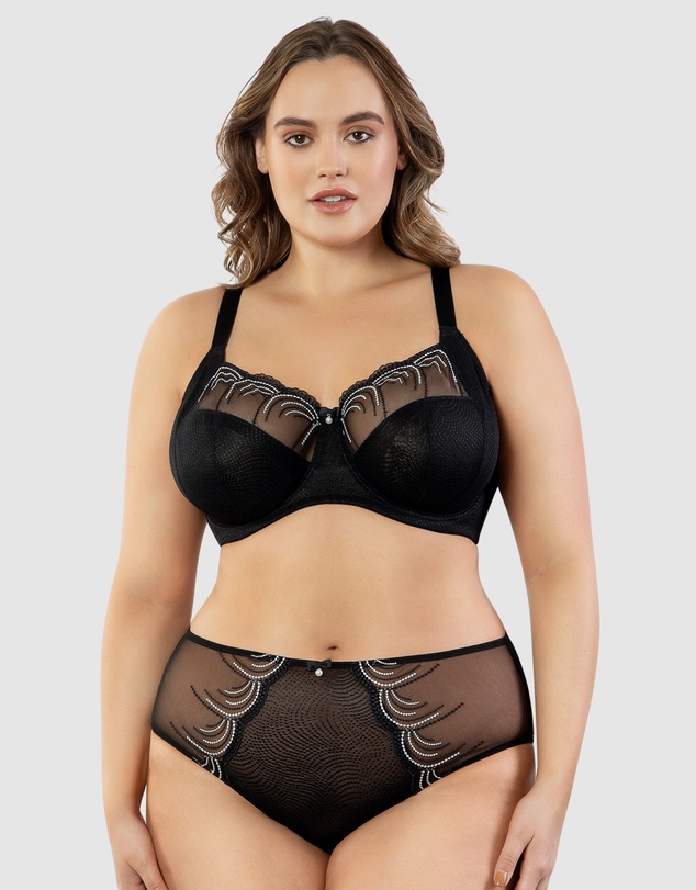 Parfait - Pearl Wired Unlined Full Bust Bra With Embroidery