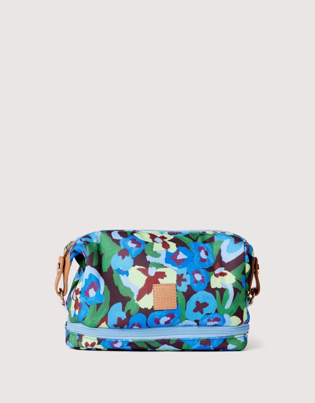 The Somewhere Co - Pansy Patch Cosmetic Bag