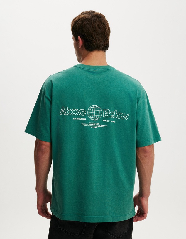 Cotton On - Box Fit Text T-Shirt