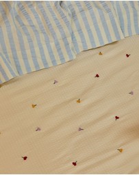 Mosey Me - Forget Me Not Embroidered Quilt Cover