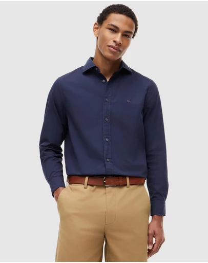 Tommy Hilfiger - Regular Fit Washed Poplin Shirt