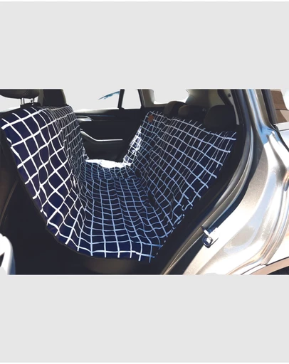 Mog & Bone - Car Seat Cover - Navy Check