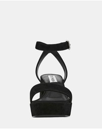 Steve Madden - Mercerr Black Suede Heels