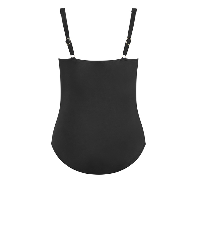 City Chic - Amalfi Ruched 1 Piece