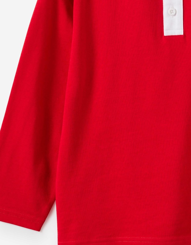 Cotton On Kids - Rugby Polo Long Sleeve