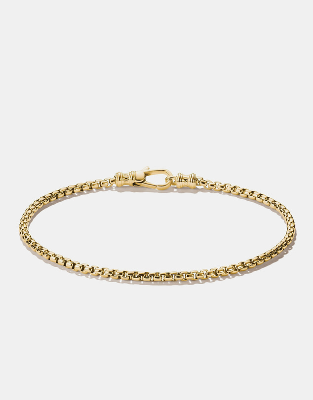 THOMAS SABO - Gold-Tone Stainless Steel Box Chain Bracelet 2.7mm