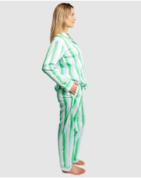 Sant And Abel - Women's Drawbertson Wild Stripes Long PJ Set