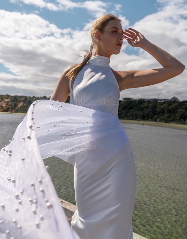 Lydan The Label - Banks Halter Maxi Dress