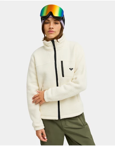 Roxy - Womens Alabama Full Zip Solid Technical Fleece