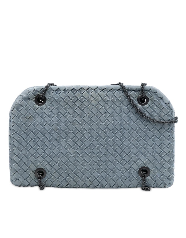 Pre-Loved by Azura Reborn - Pre-Loved Grosgrain Intrecciato Duo Shoulder Bag