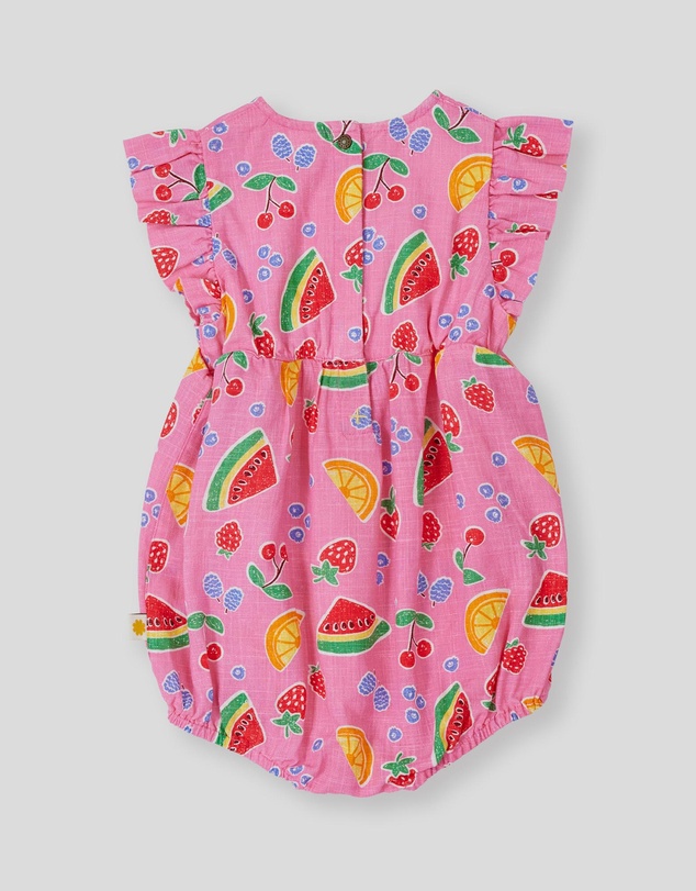 Goldie + Ace - Fruit Salad Lani Linen Romper - ICONIC EXCLUSIVE - Babies