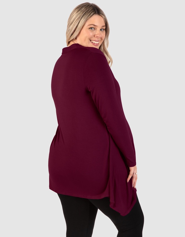 B Free Intimate Apparel - Maternity Bamboo V Neck Tunic Top