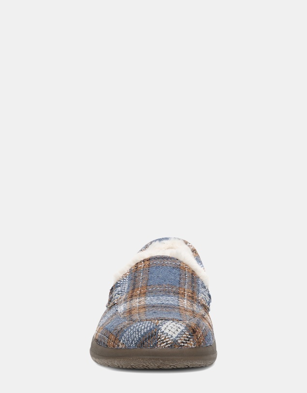 Vionic - Lynez Slipper - Blue Plaid
