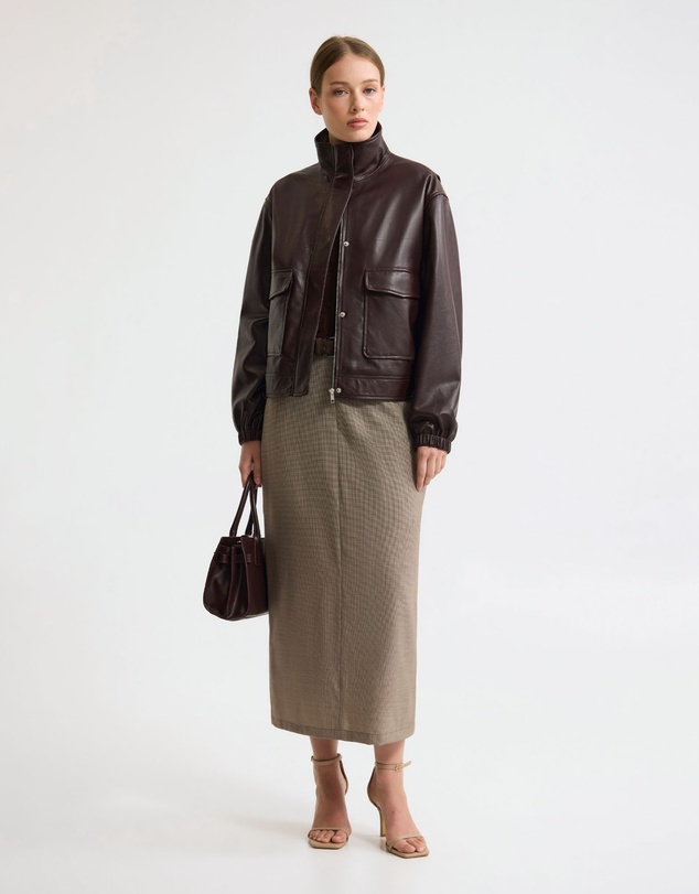 Oxford - Harper Pure Wool Column Skirt