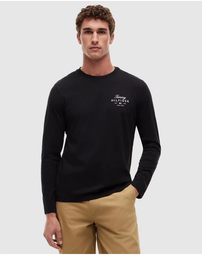 Tommy Hilfiger - Script Long Sleeve Tee