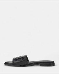 Naturalizer - Genevieve Slide - Black Leather