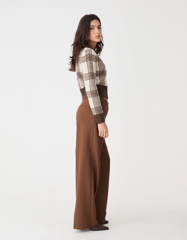 Forcast - Francesca Check Jumper