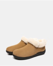 EVERAU - Australian Shepherd Ugg Daley Slipper Cow Suede Upper House Shoes