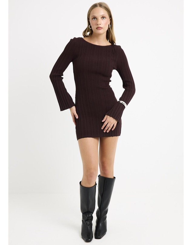 Subtitled - Tahlia Long Sleeve Knit Dress