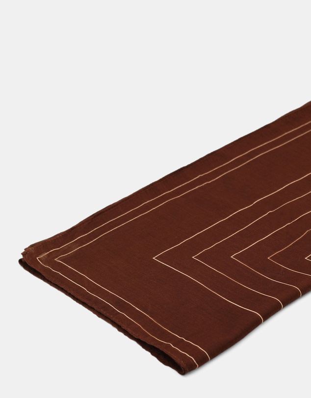 Morgan & Taylor - Maze Light-Weight Scarf in Burgundy Red