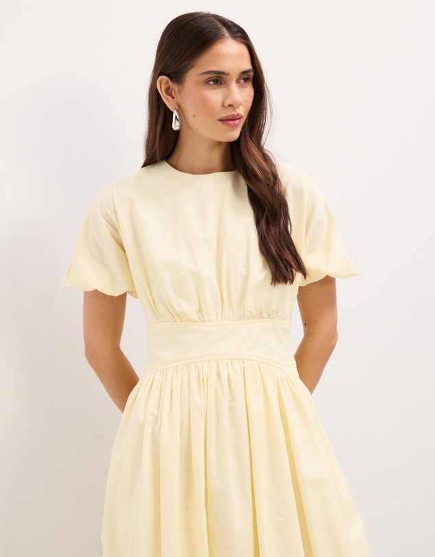 The Fated - Gallery Waisted Midi Dress