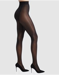 High Heel Jungle - 15 Denier Glazed Finish Tights- Luminous 2pack