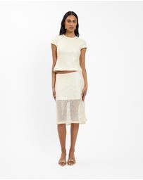 With Harper Lu - Sequin Midi Skirt