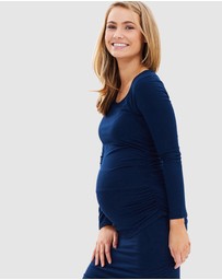 Bamboo Body - Long Sleeve Ruched Tee