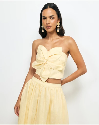AERE - Tiera Strapless Top