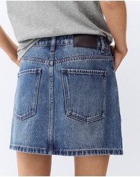 UNISON - Denim Mini Skirt