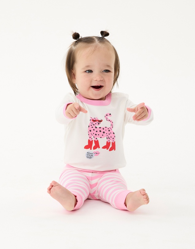 Rock Your Baby - Leopard Bodysuit & Legging Set