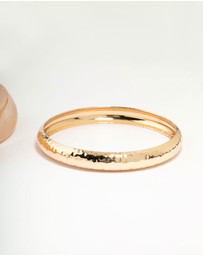 Lovisa - Gold & Acrylic Bangles 3-Pack
