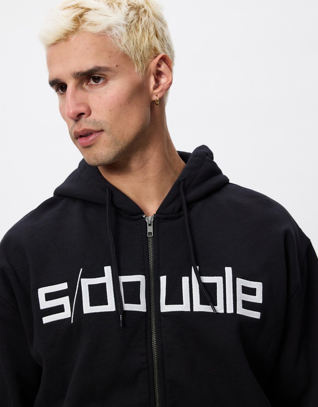 S Double - Block Zip Hoodie