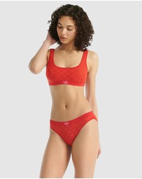 adidas Originals - Microterrot Monogram Comfort Scoop Padded Bralette